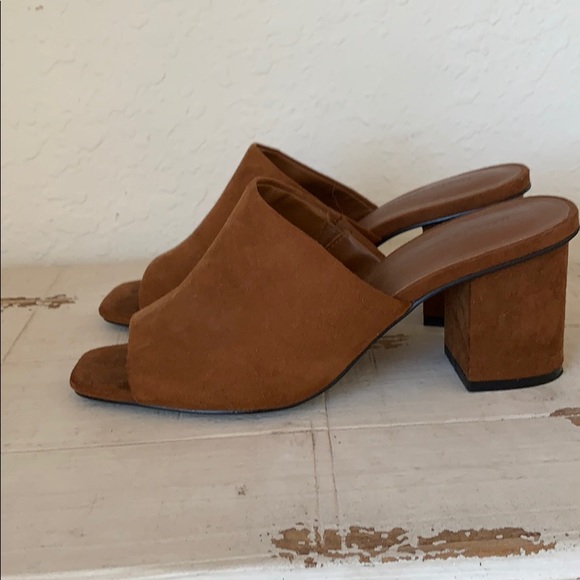 Zara suede open toe mules - Picture 2 of 3